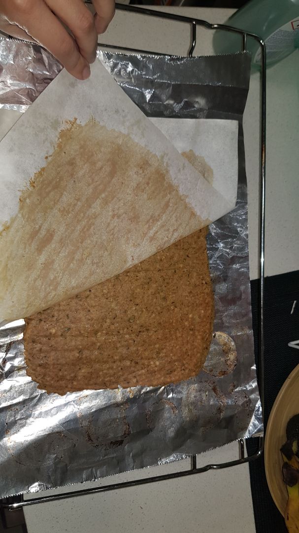 Pizza con base de avena Paso 5