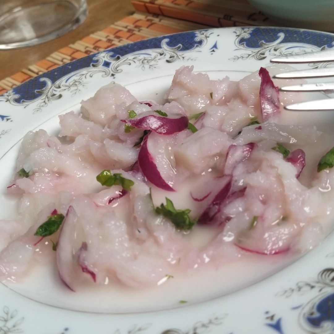 Ceviche de merluza Ceviche de merluza