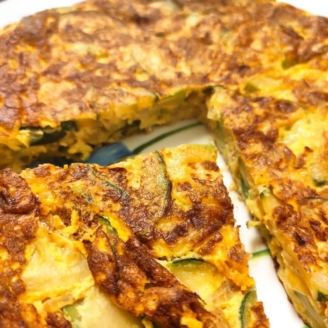 Tortilla de calabacín Tortilla de calabacín