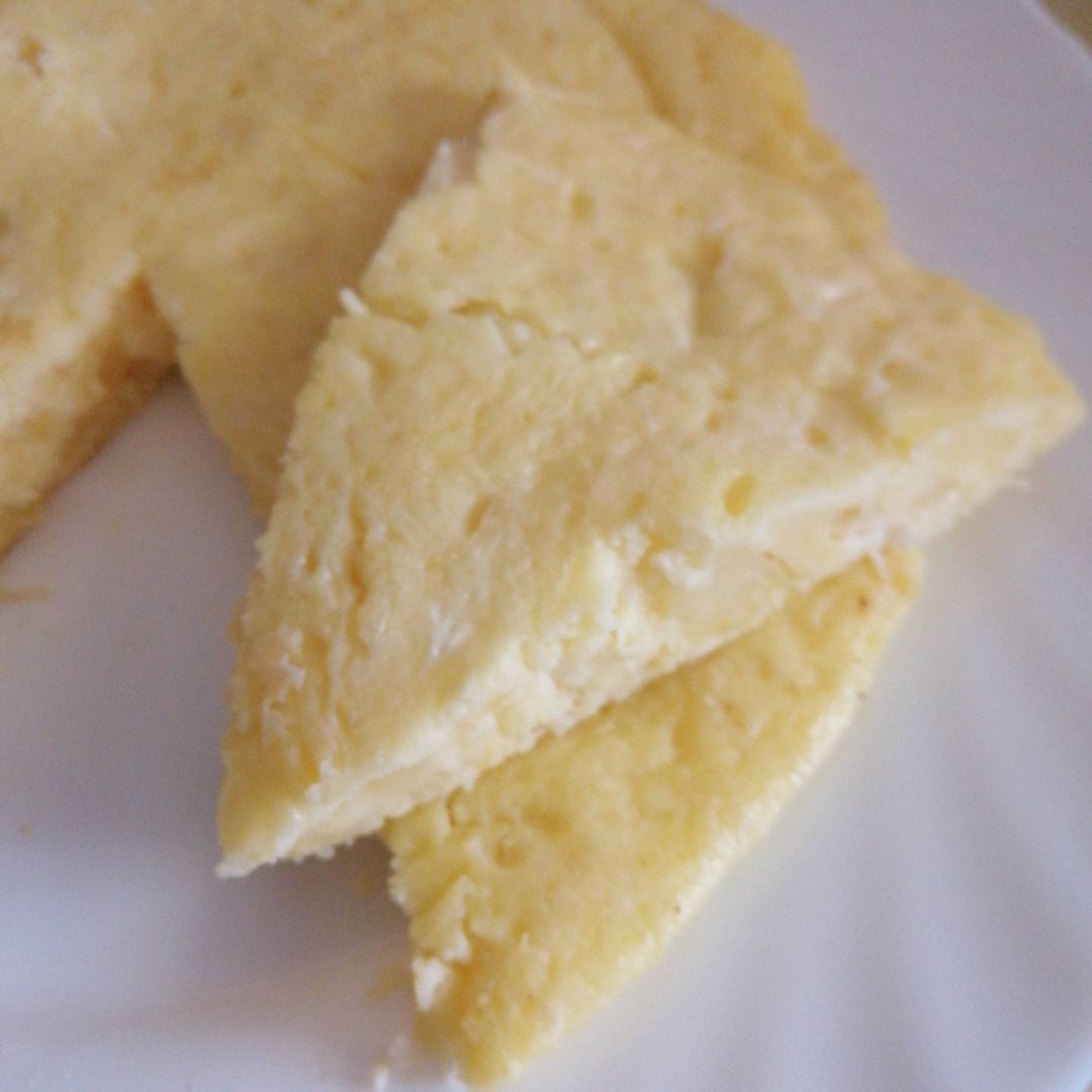 Tortilla patatas y queso de cabra. Tortilla patatas y queso de cabra.