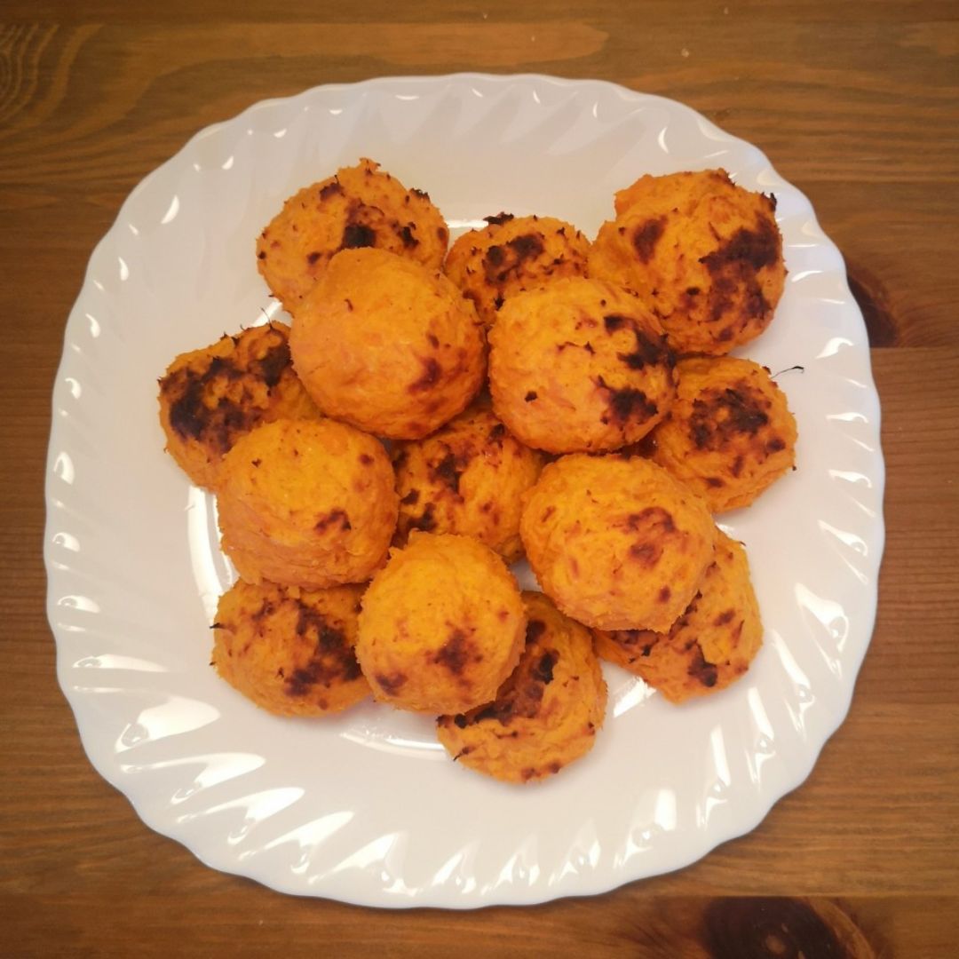 Bolitas de boniato y queso Bolitas de boniato y queso