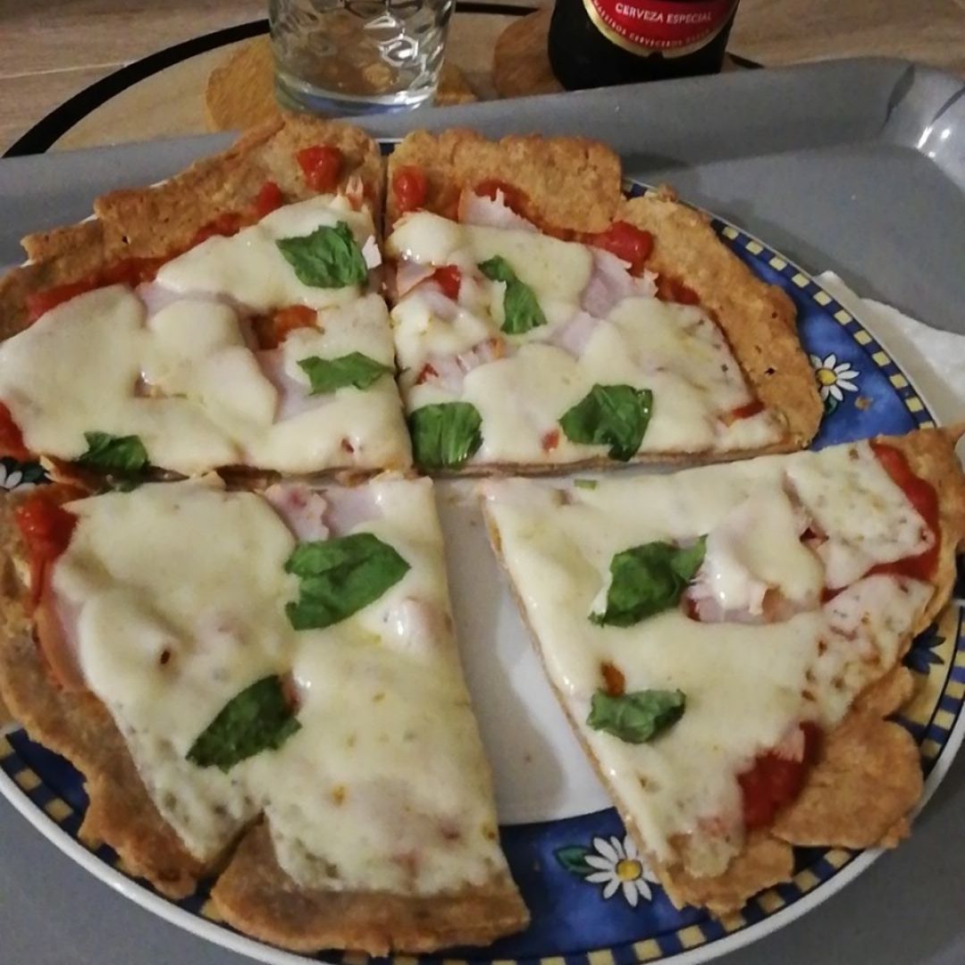Pizza de masa de trigo sarraceno Pizza de masa de trigo sarraceno