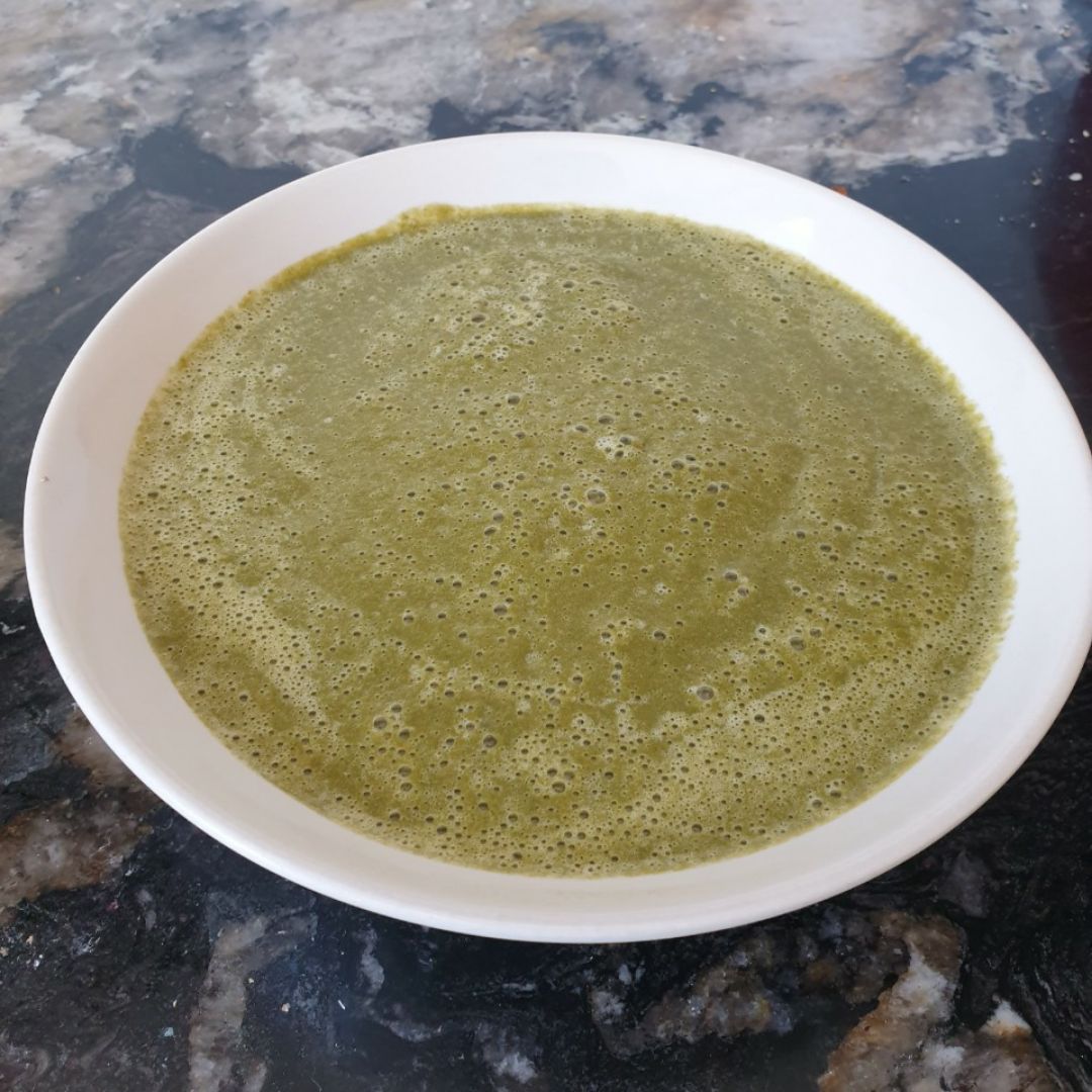 Crema de zanahoria y espinacas Crema de zanahoria y espinacas