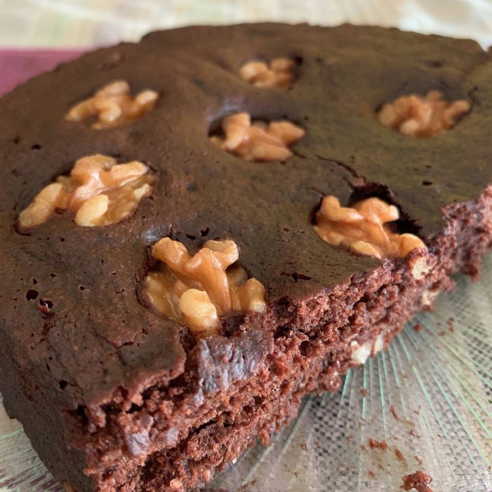 Brownie yogur y cacao Brownie yogur y cacao