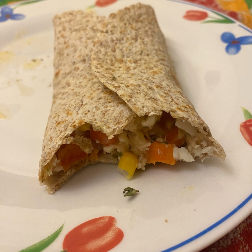 Fajitas con relleno de atún y gambas Fajitas con relleno de atún y gambas