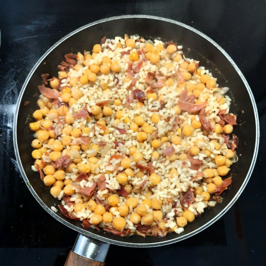 Garbanzos con arroz 