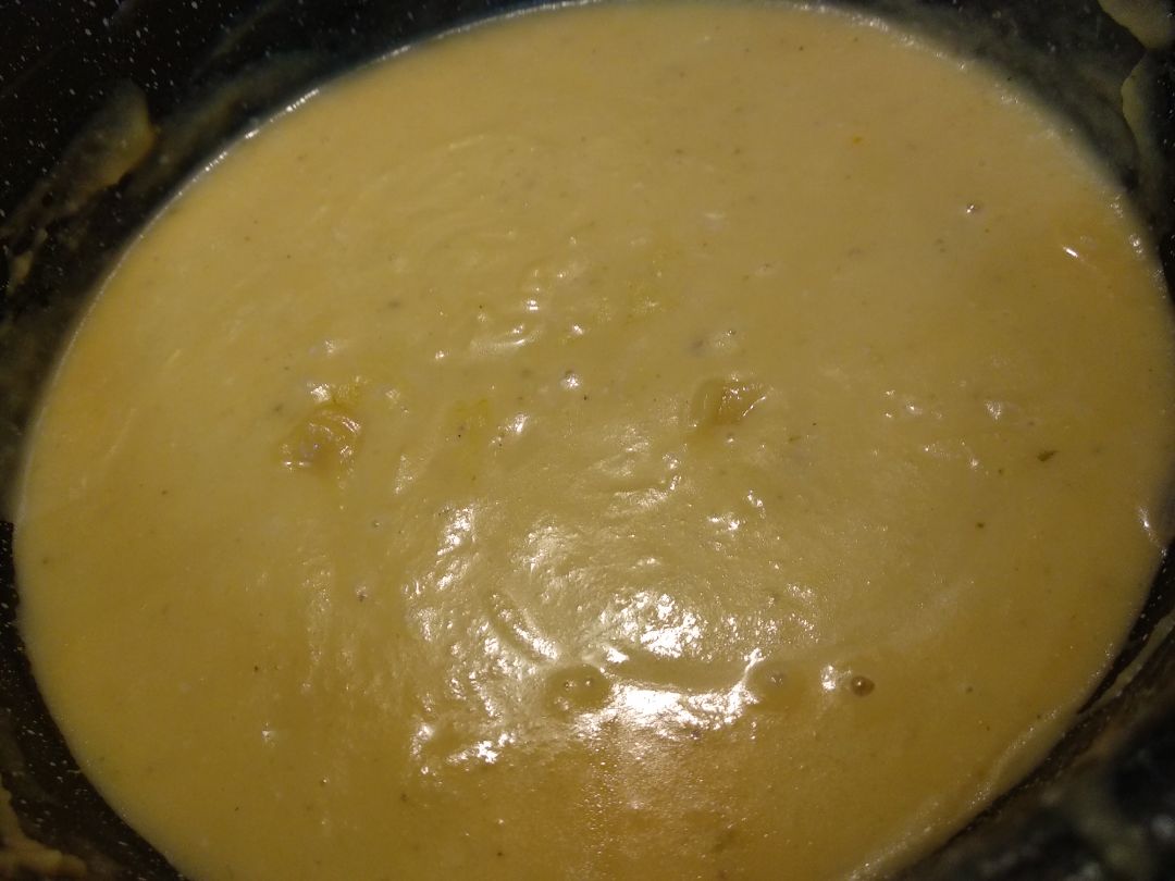 Crema de calabaza y patata con gorgonzola 🎃🧀 Paso 4 Crema de calabaza y patata con gorgonzola 🎃🧀 Paso 4