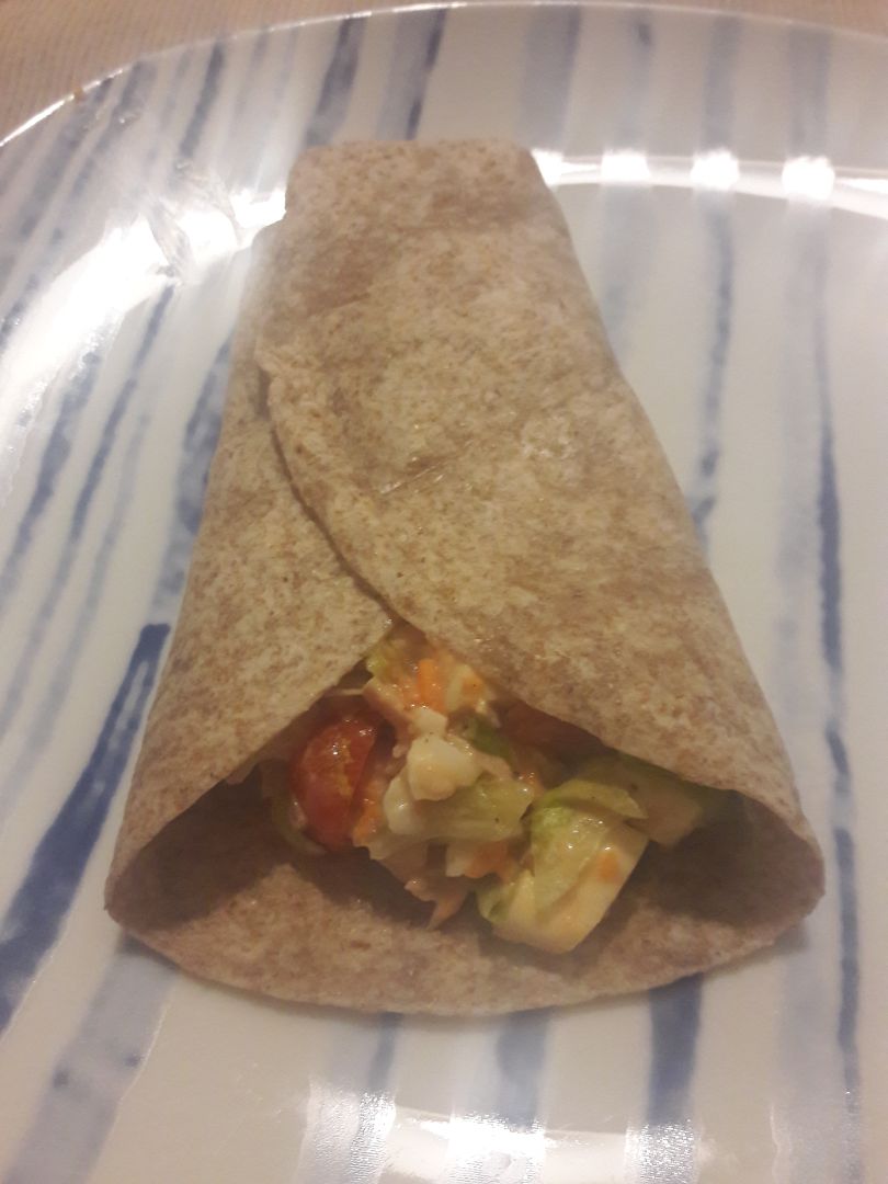 Burrito de ensalada variada Burrito de ensalada variada