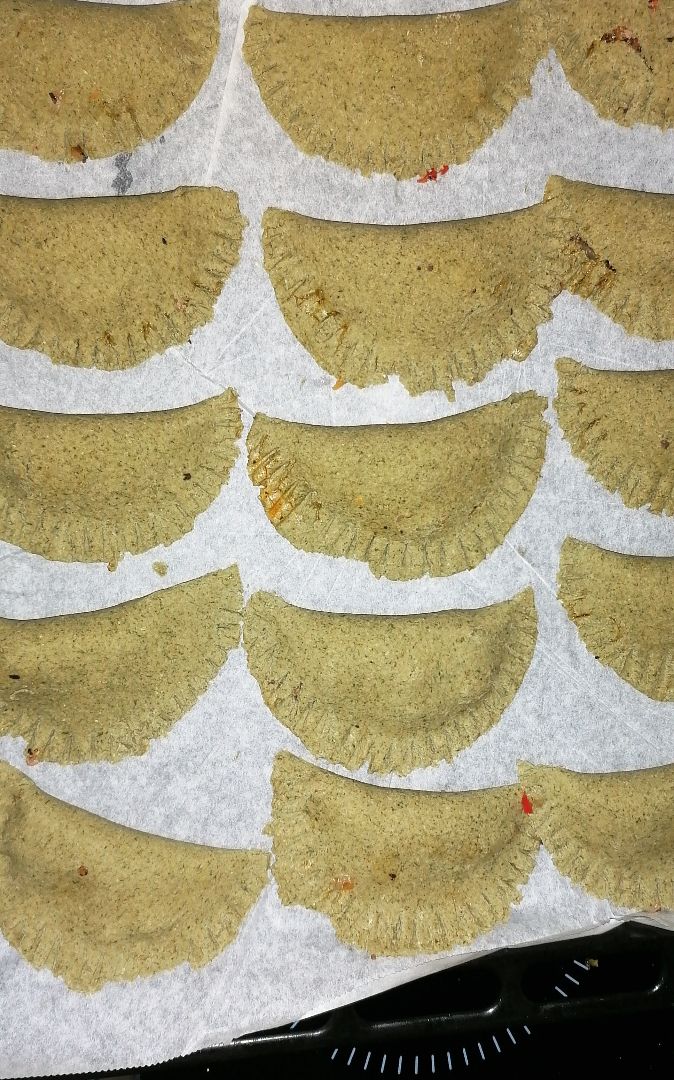 Empanadillas de masa de avena y espinacas Paso 1 Empanadillas de masa de avena y espinacas Paso 1