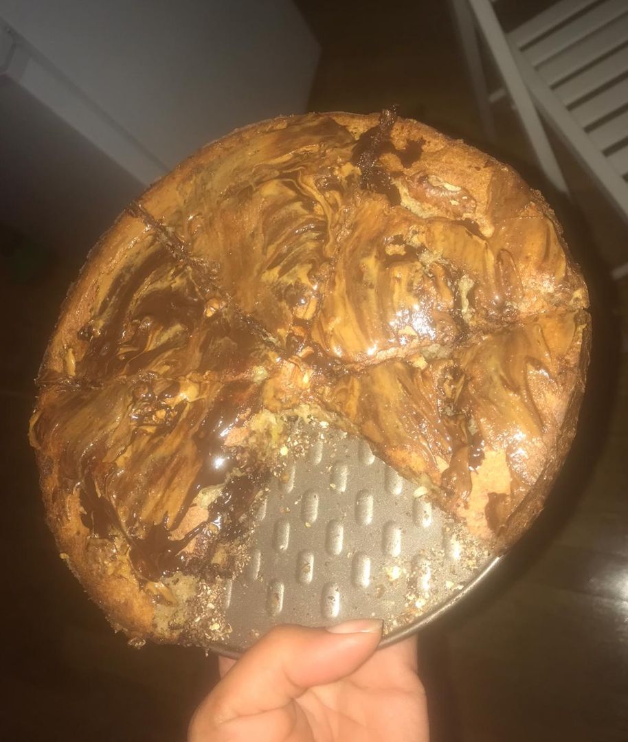 Tarta de plátano y crema de cacahuete 🥜 Tarta de plátano y crema de cacahuete 🥜