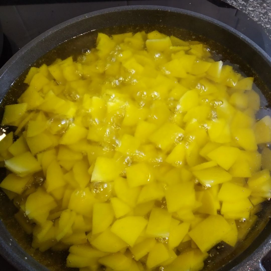 Tortilla de patatas Paso 2