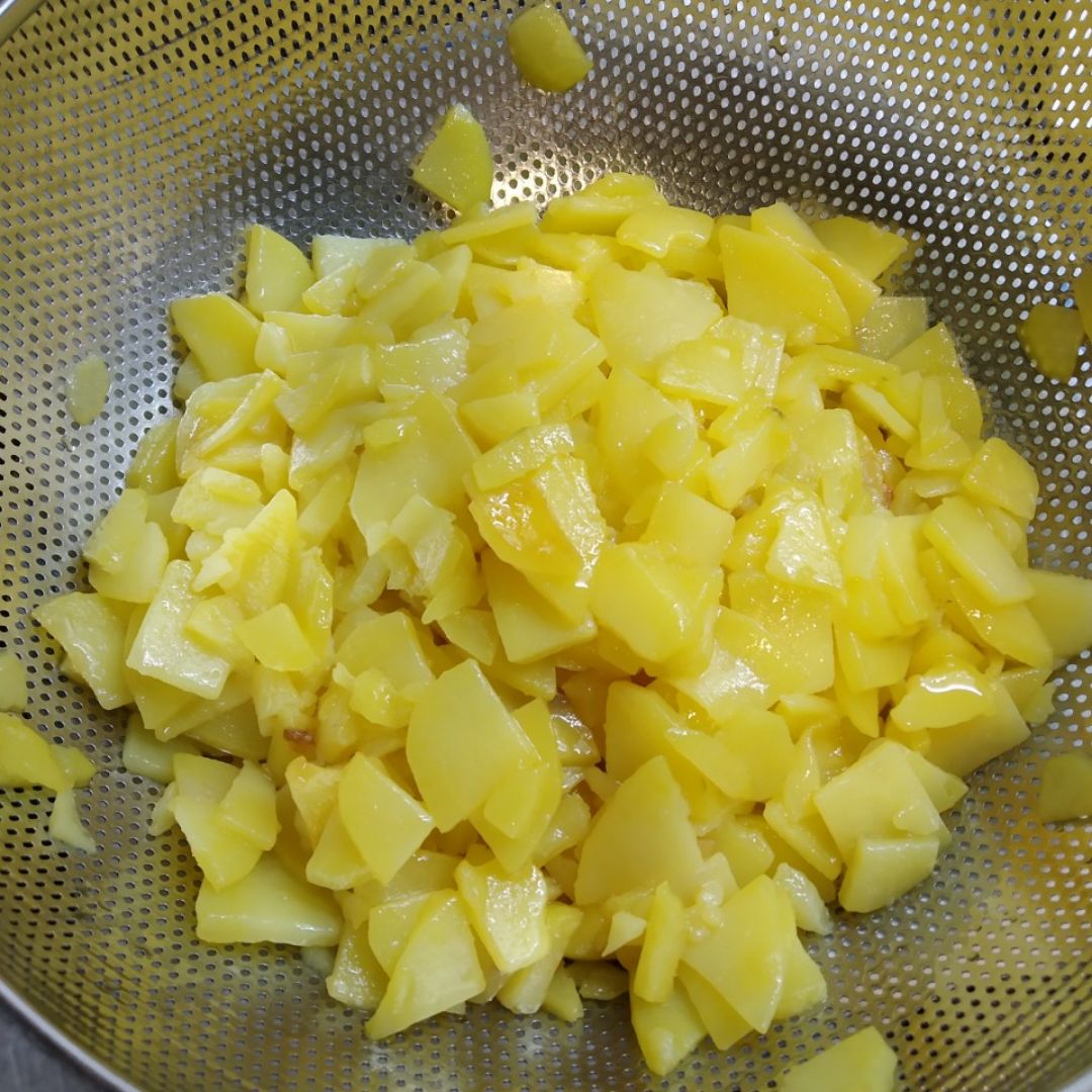 Tortilla de patatas Paso 3