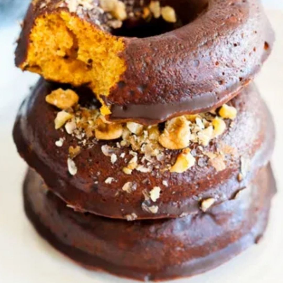 Donuts calabaza y baño choco 85 Donuts calabaza y baño choco 85