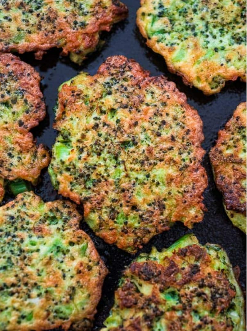 Mini hamburguesas de brocoli 🥦 Mini hamburguesas de brocoli 🥦