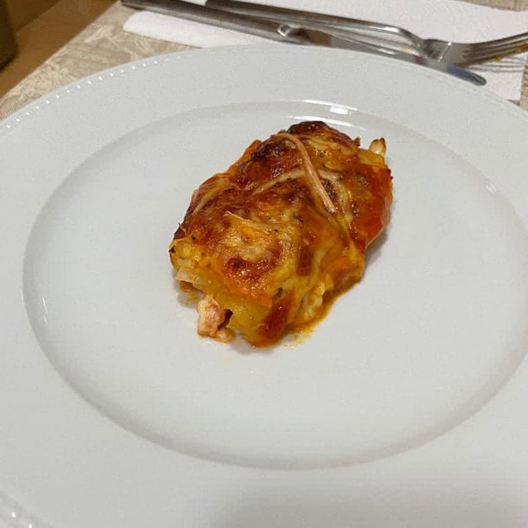 Canelón de Calabacín sin pasta Canelón de Calabacín sin pasta