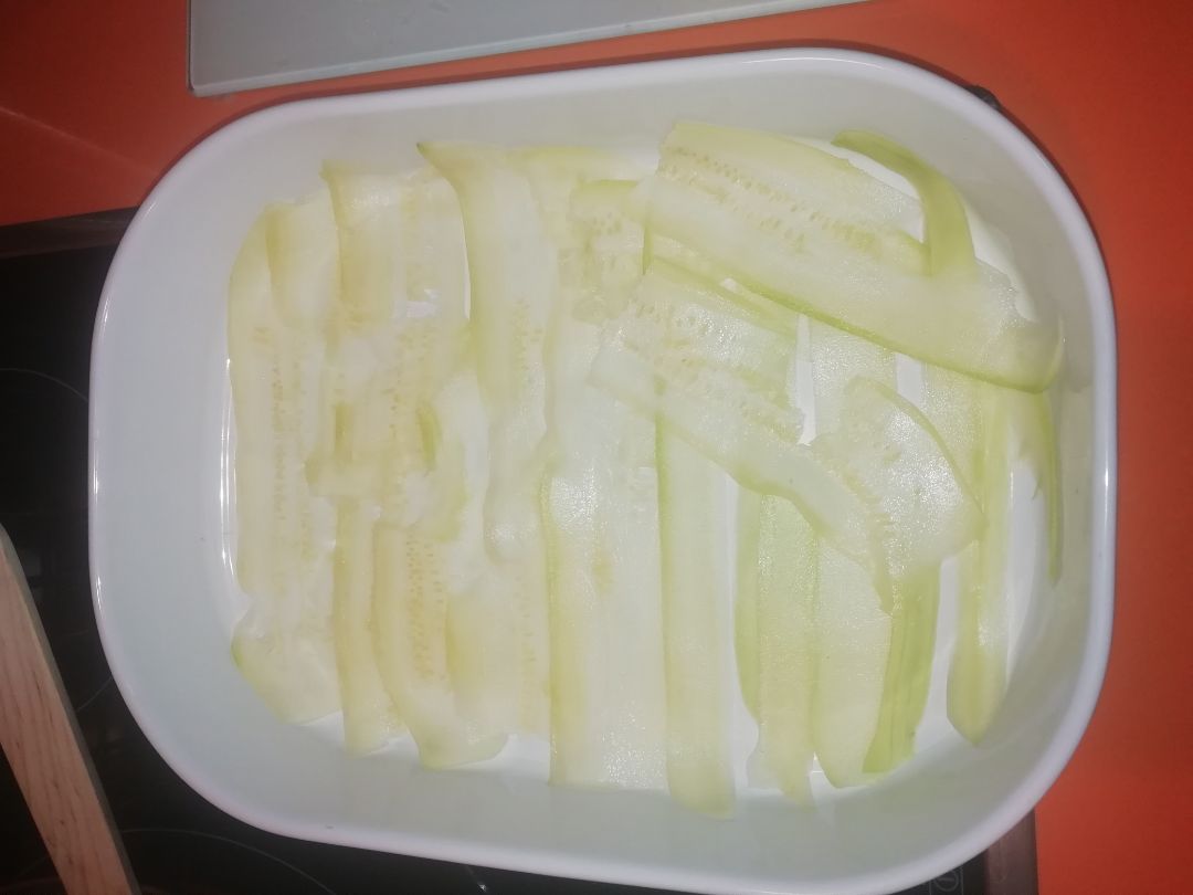 Canelón de Calabacín sin pasta Paso 3 Canelón de Calabacín sin pasta Paso 3