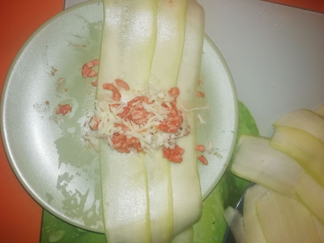 Canelón de Calabacín sin pasta Paso 4 Canelón de Calabacín sin pasta Paso 4