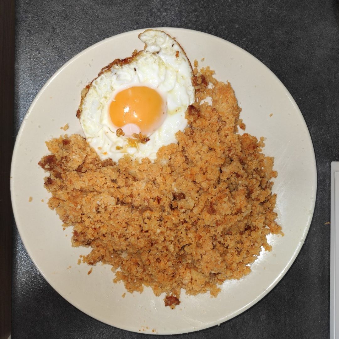 Migas de coliflor con huevo 🍳 Migas de coliflor con huevo 🍳