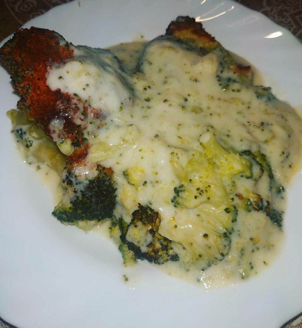 Brócoli con bechamel Brócoli con bechamel