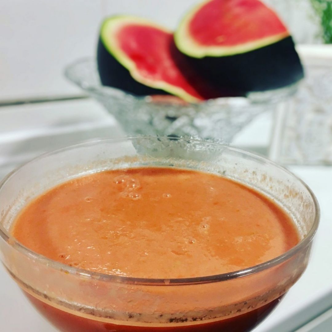 Gazpacho de sandía Gazpacho de sandía