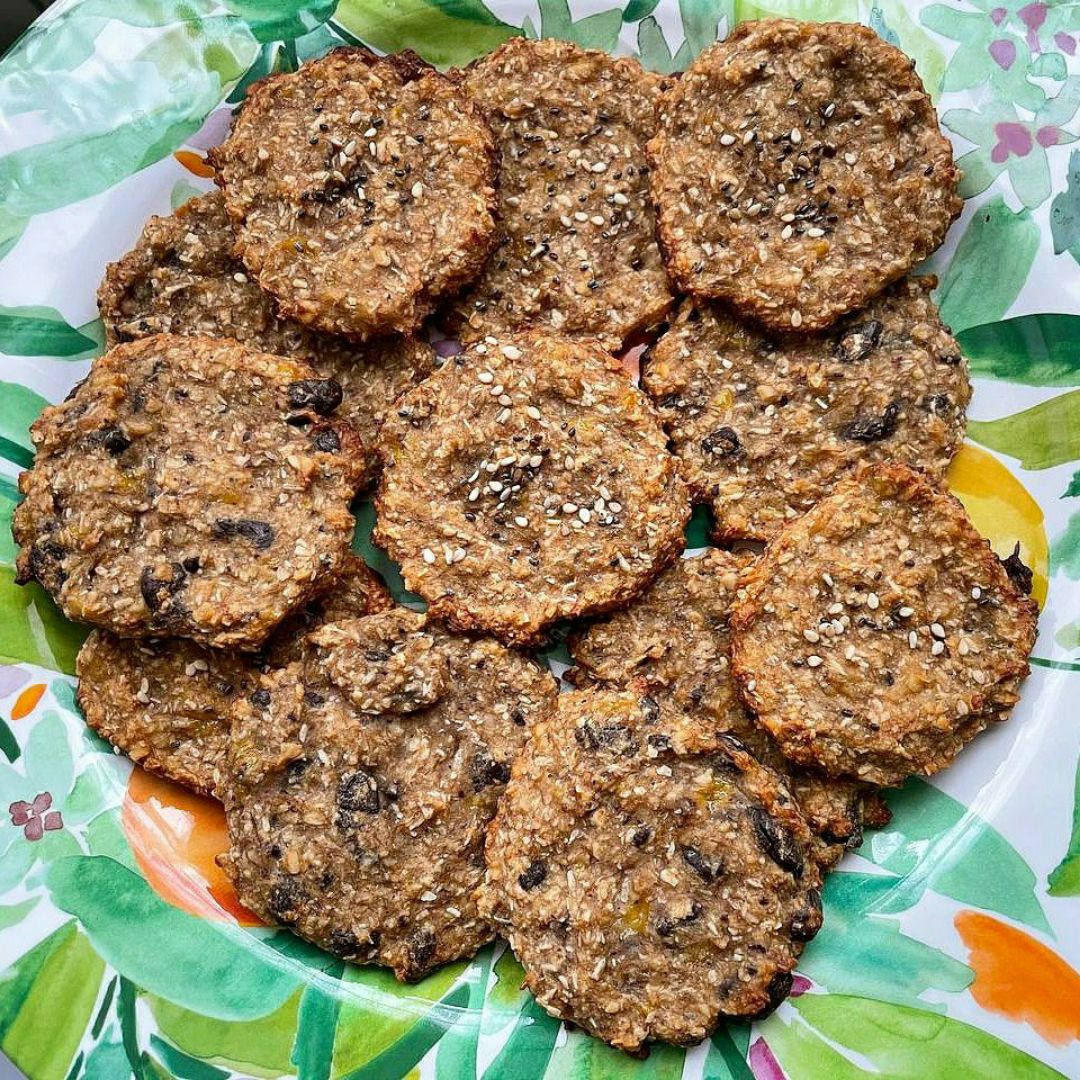 Galletas de platano saludables a mi manera 🍌🍪