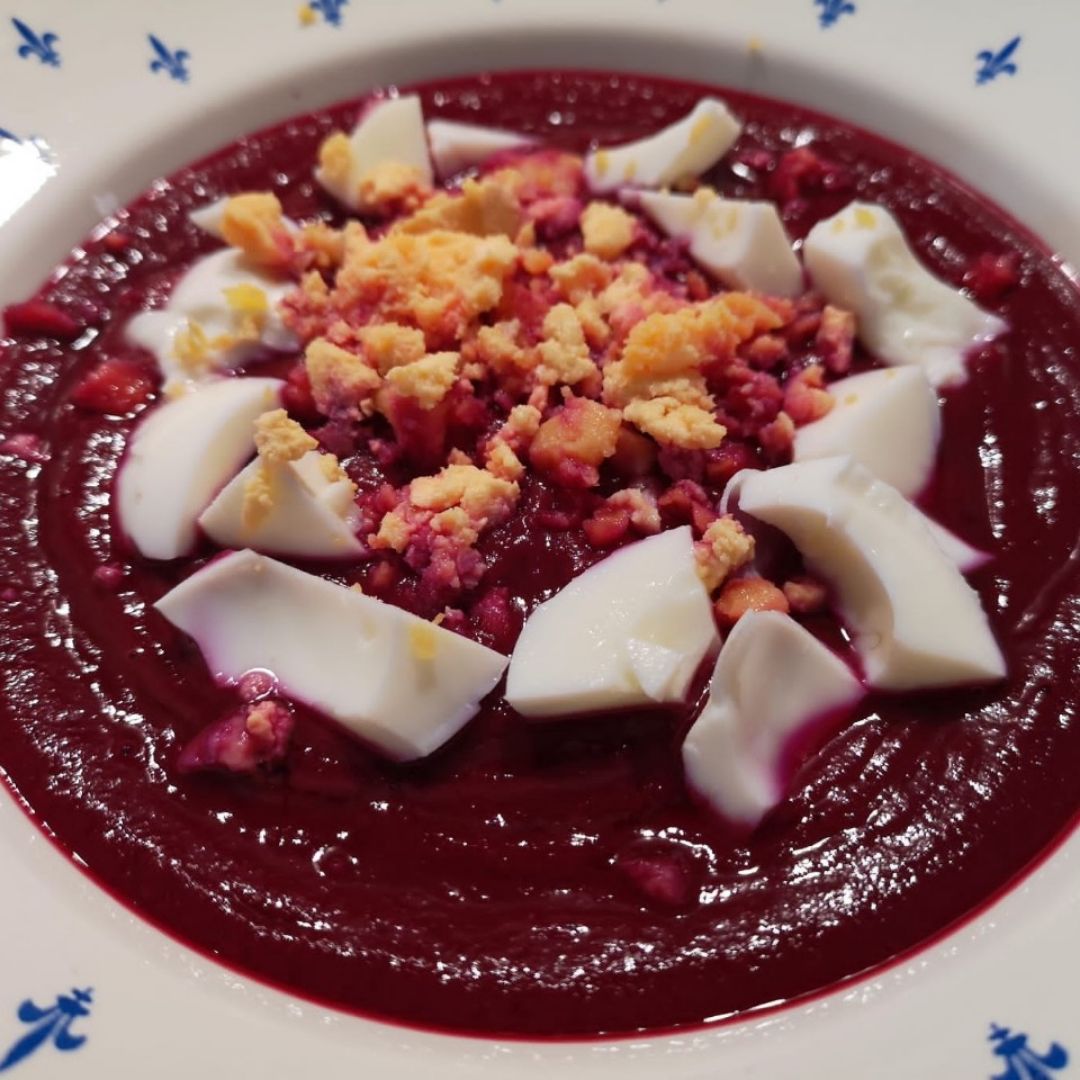 Salmorejo de remolacha Salmorejo de remolacha