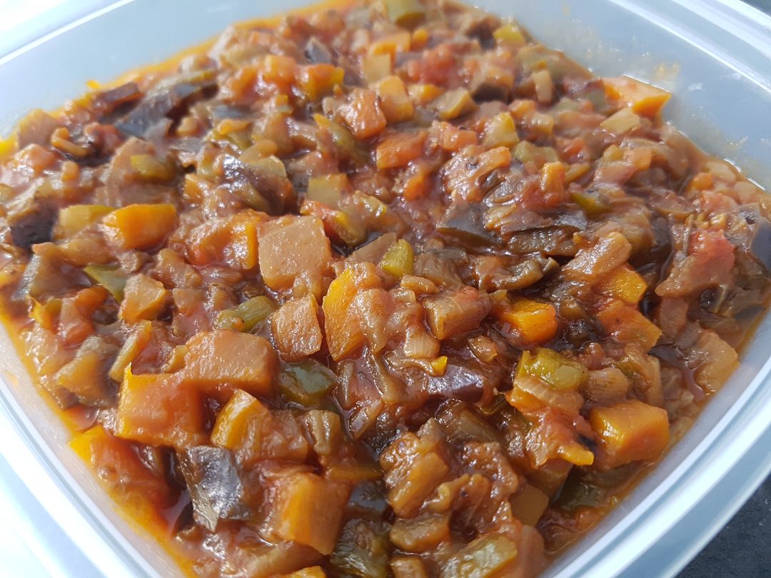 Verduras con tomate y cerveza