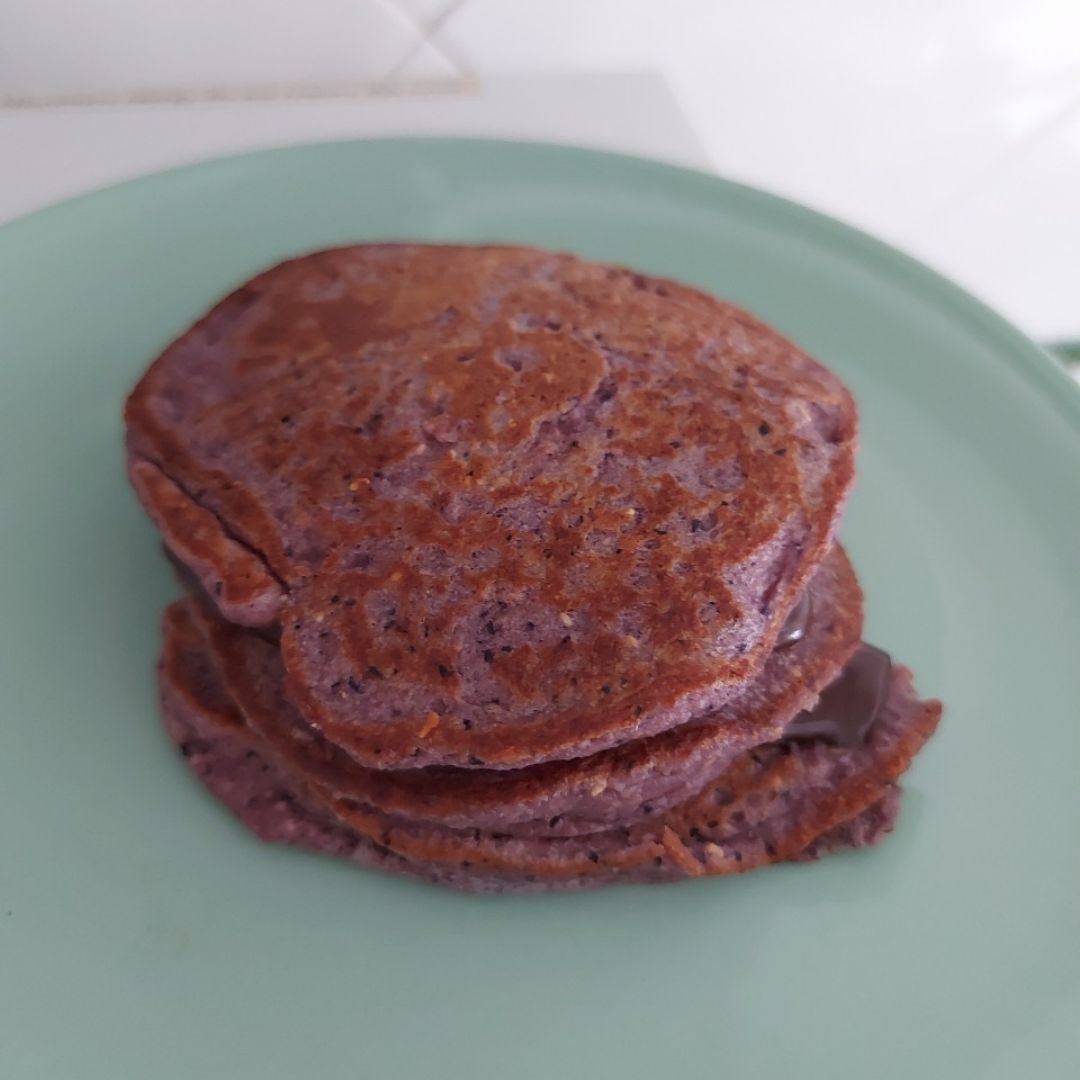 Tortitas de arándanos y frambuesas Tortitas de arándanos y frambuesas