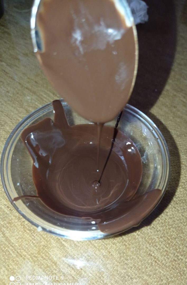 Chocolate líquido. Chocolate líquido.