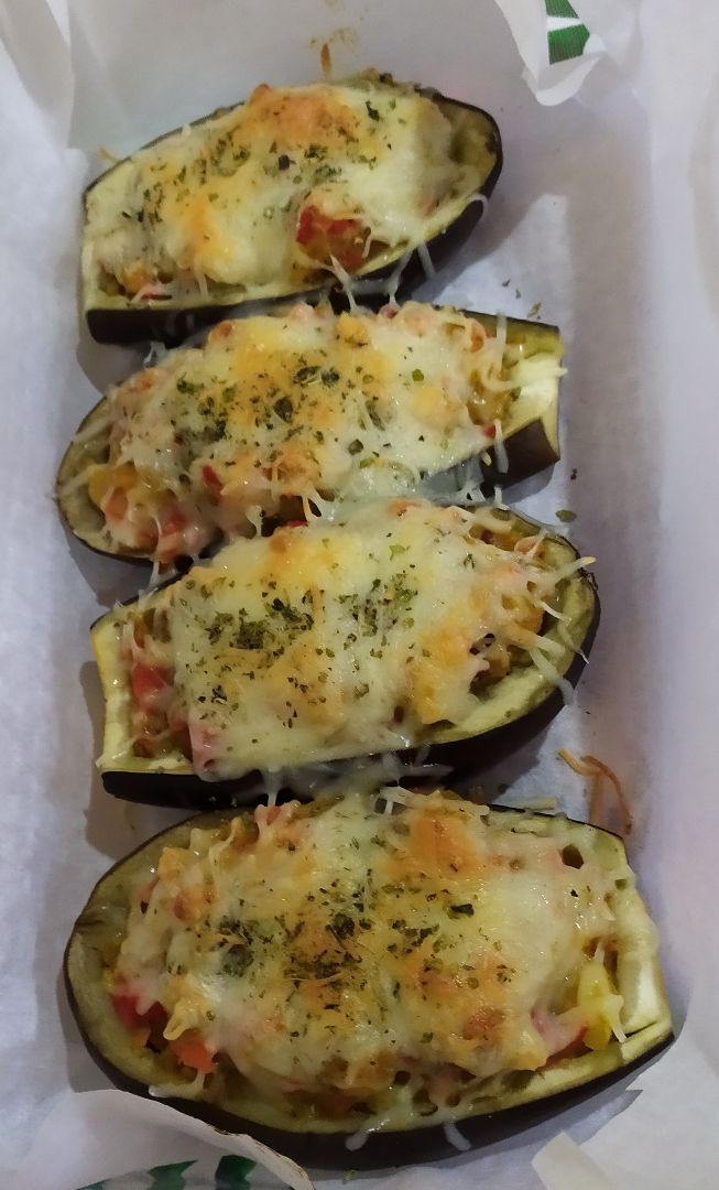 Berenjenas rellenas de verdura!! 