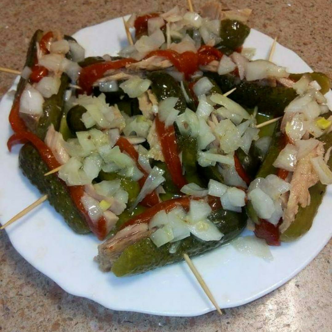 Pepinillos rellenos Pepinillos rellenos