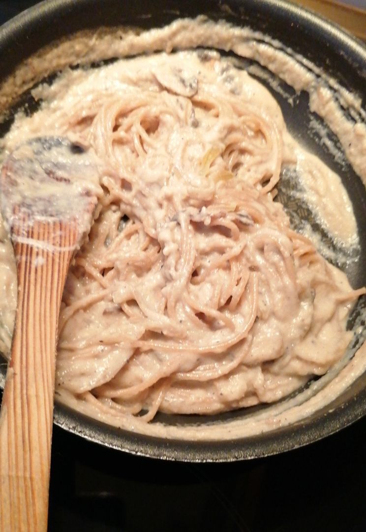 Pasta a la crema de coliflor Paso 3 Pasta a la crema de coliflor Paso 3