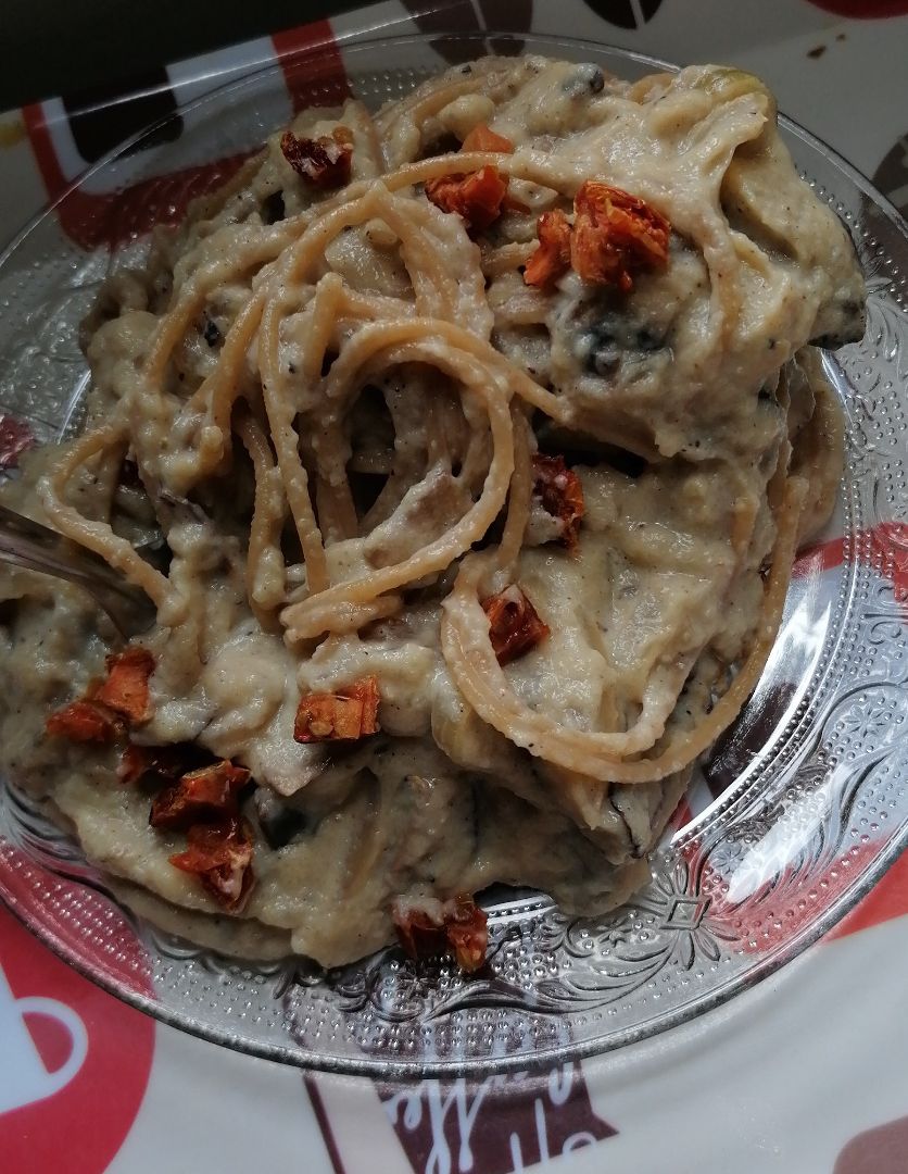 Pasta a la crema de coliflor Paso 4 Pasta a la crema de coliflor Paso 4
