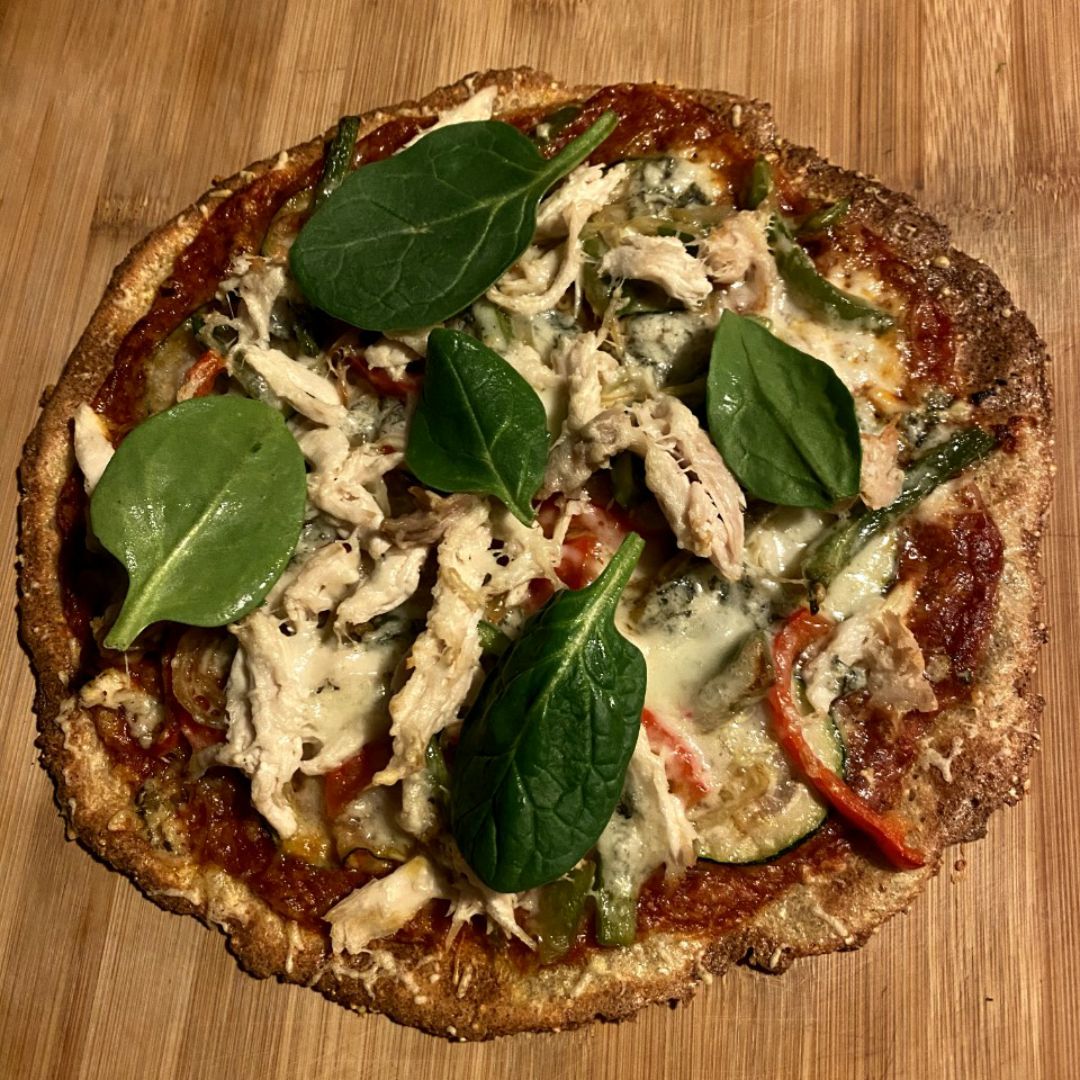 Pizza con base de QUINOA 🍕😋 Pizza con base de QUINOA 🍕😋