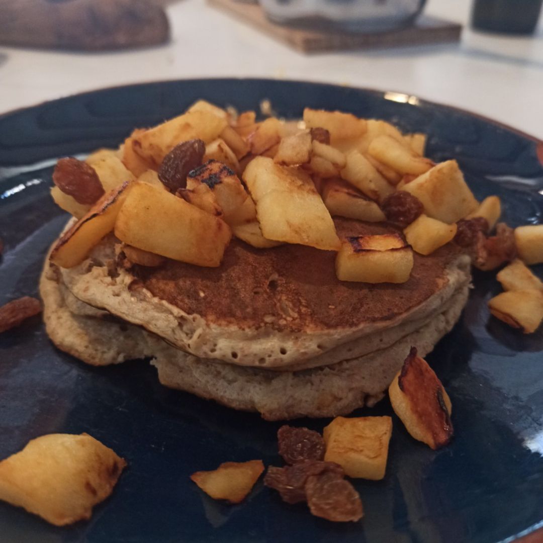 ✨Tortitas integrales con manzana✨