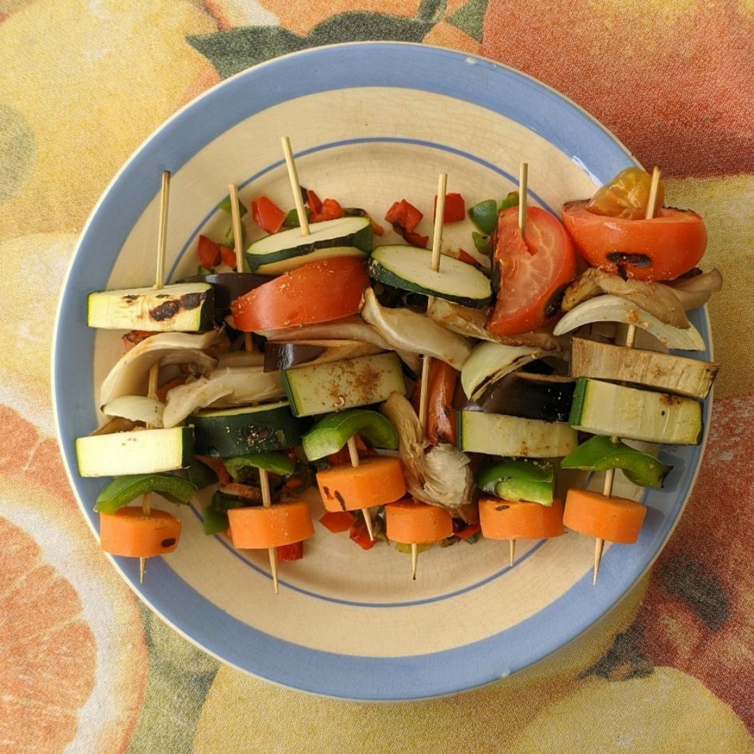 Brochetas de verduras 🥕 Brochetas de verduras 🥕