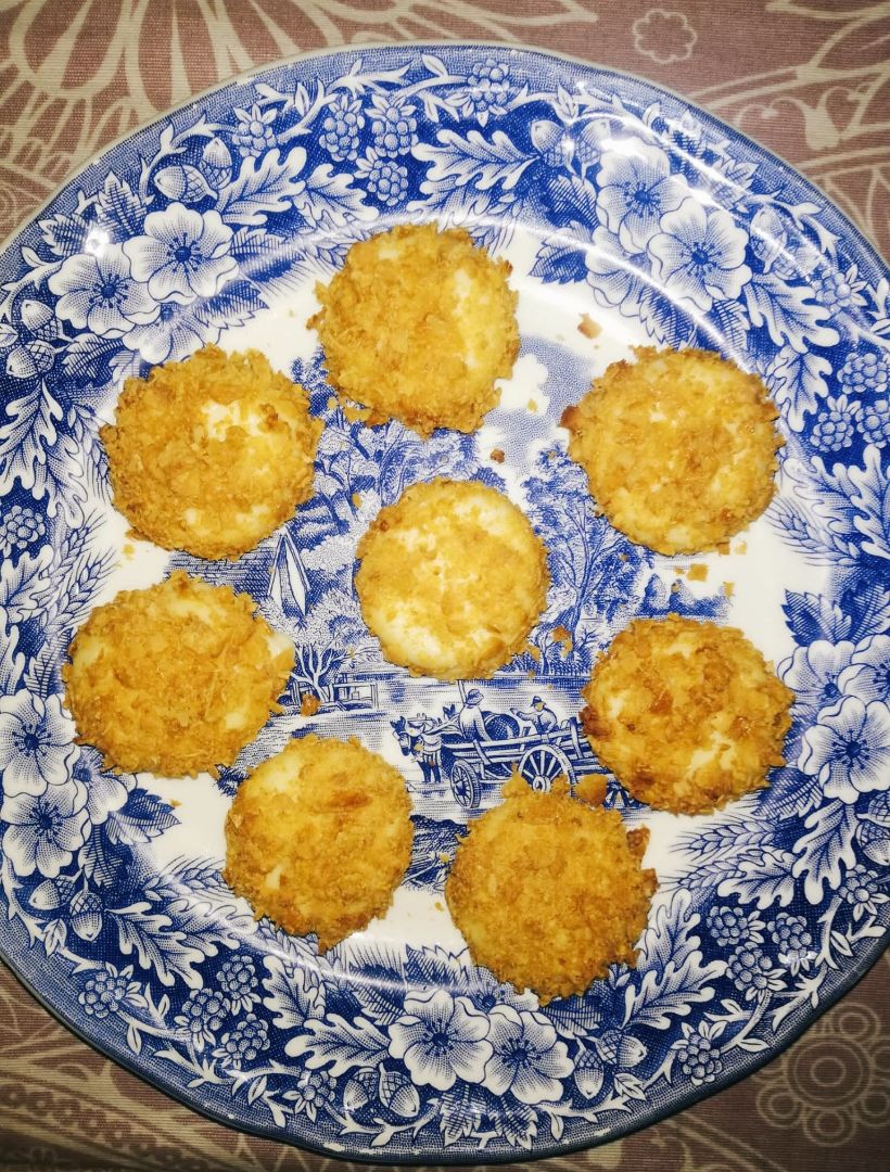 Bolitas crujientes de queso Bolitas crujientes de queso