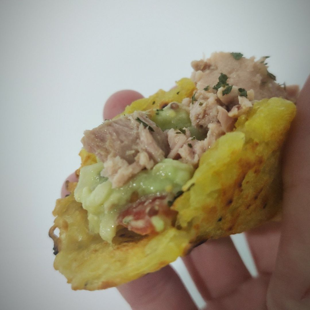 Tacos rápidos de patata Paso 5 Tacos rápidos de patata Paso 5