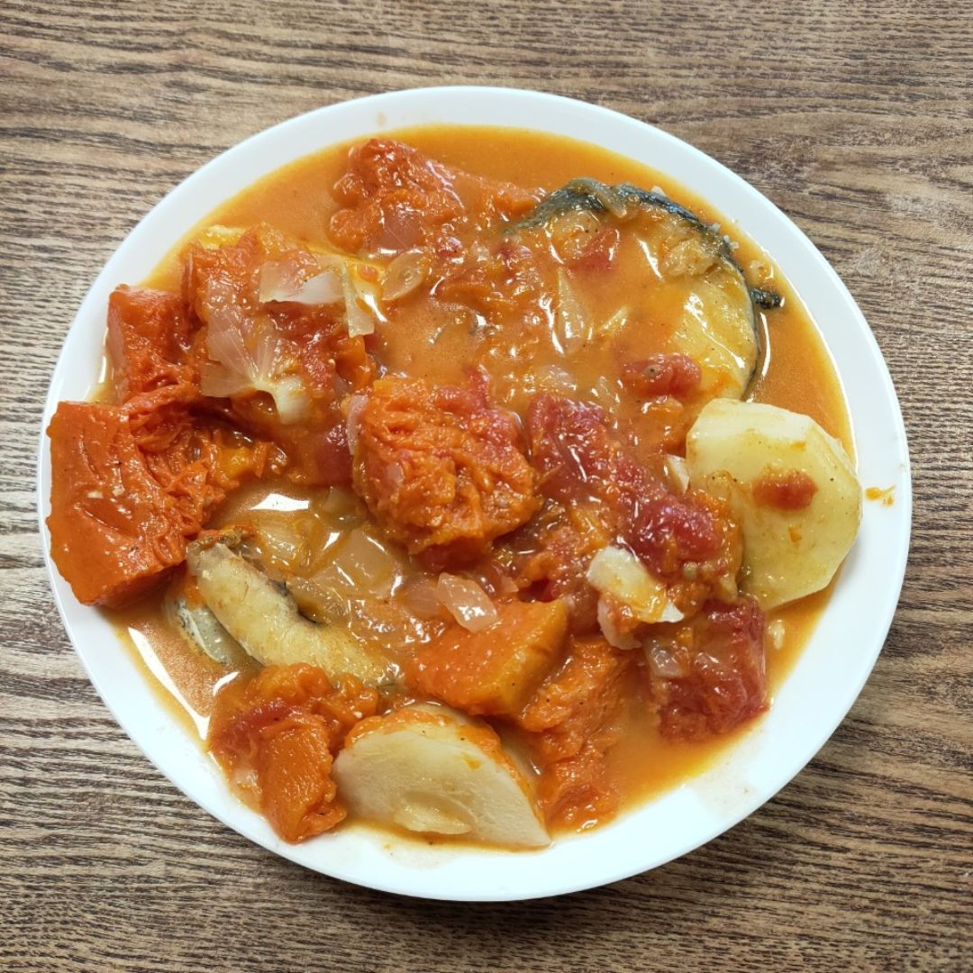 Pote de merluza y calabaza Pote de merluza y calabaza