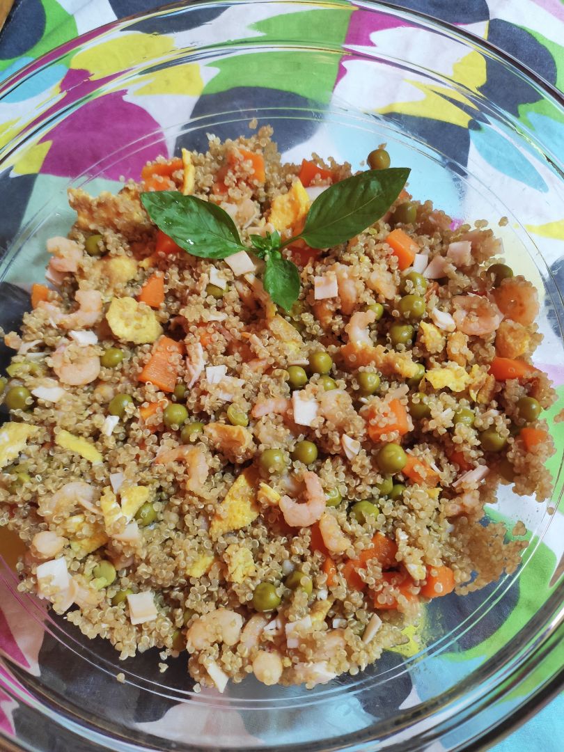 Quinoa al estilo arroz tres delicias 🍚