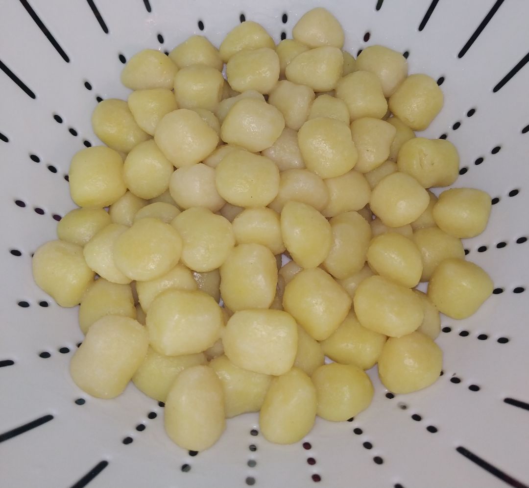 Ñoquis con berenjena y soja texturizada Paso 2 Ñoquis con berenjena y soja texturizada Paso 2