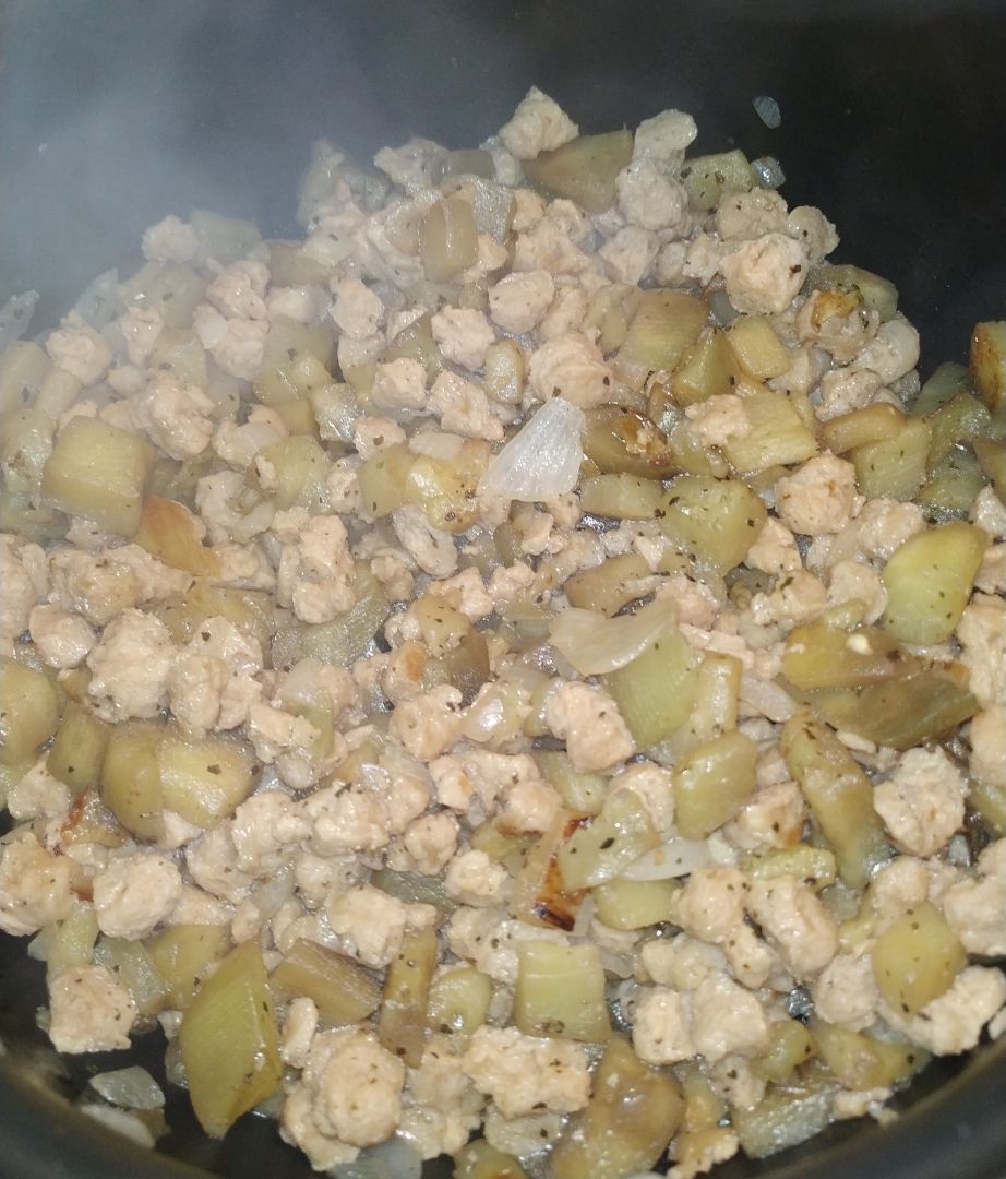 Ñoquis con berenjena y soja texturizada Paso 3 Ñoquis con berenjena y soja texturizada Paso 3