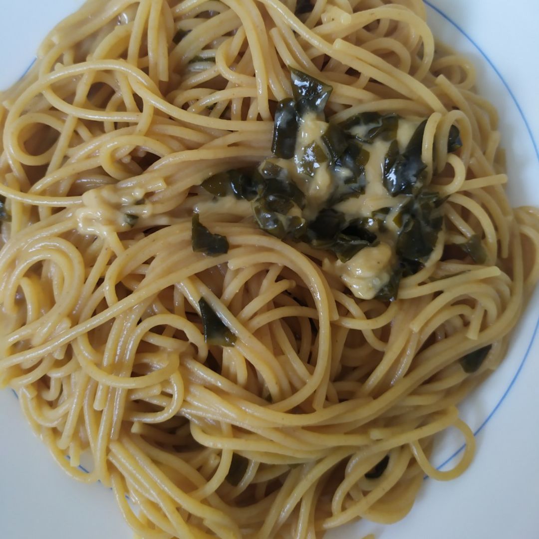 Pasta miso y mantequilla Pasta miso y mantequilla