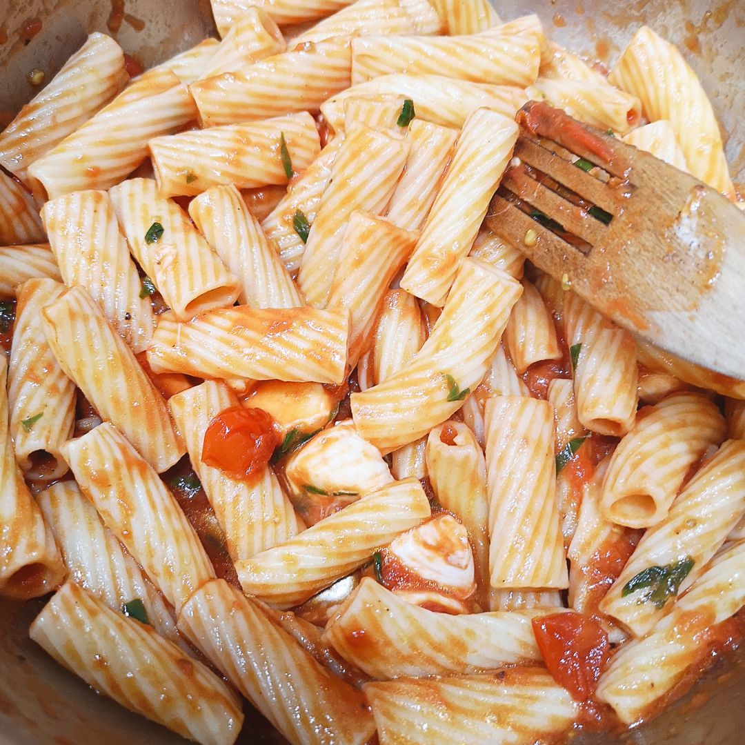 Pasta a la sorrentina Paso 4