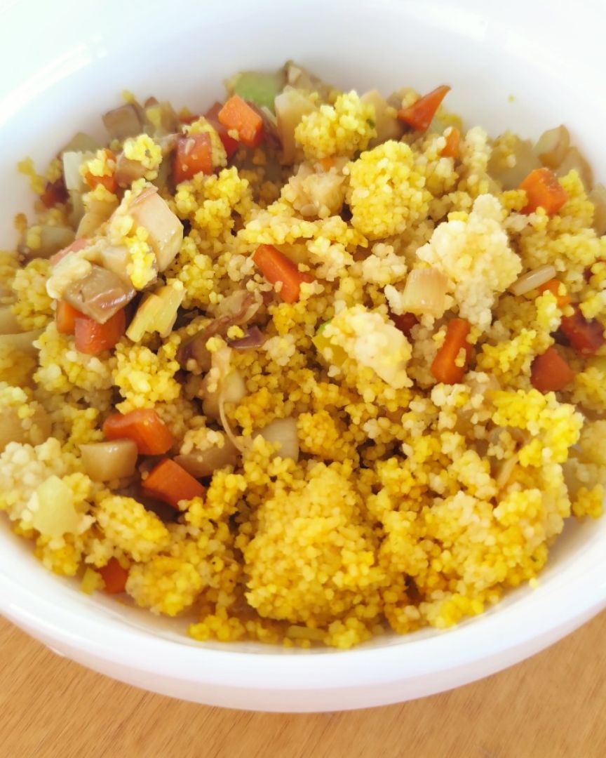 Cous cous con verduras Cous cous con verduras