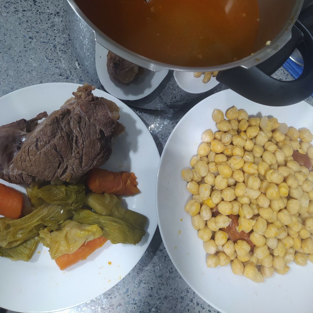 Caldo de garbanzos Paso 4 Caldo de garbanzos Paso 4