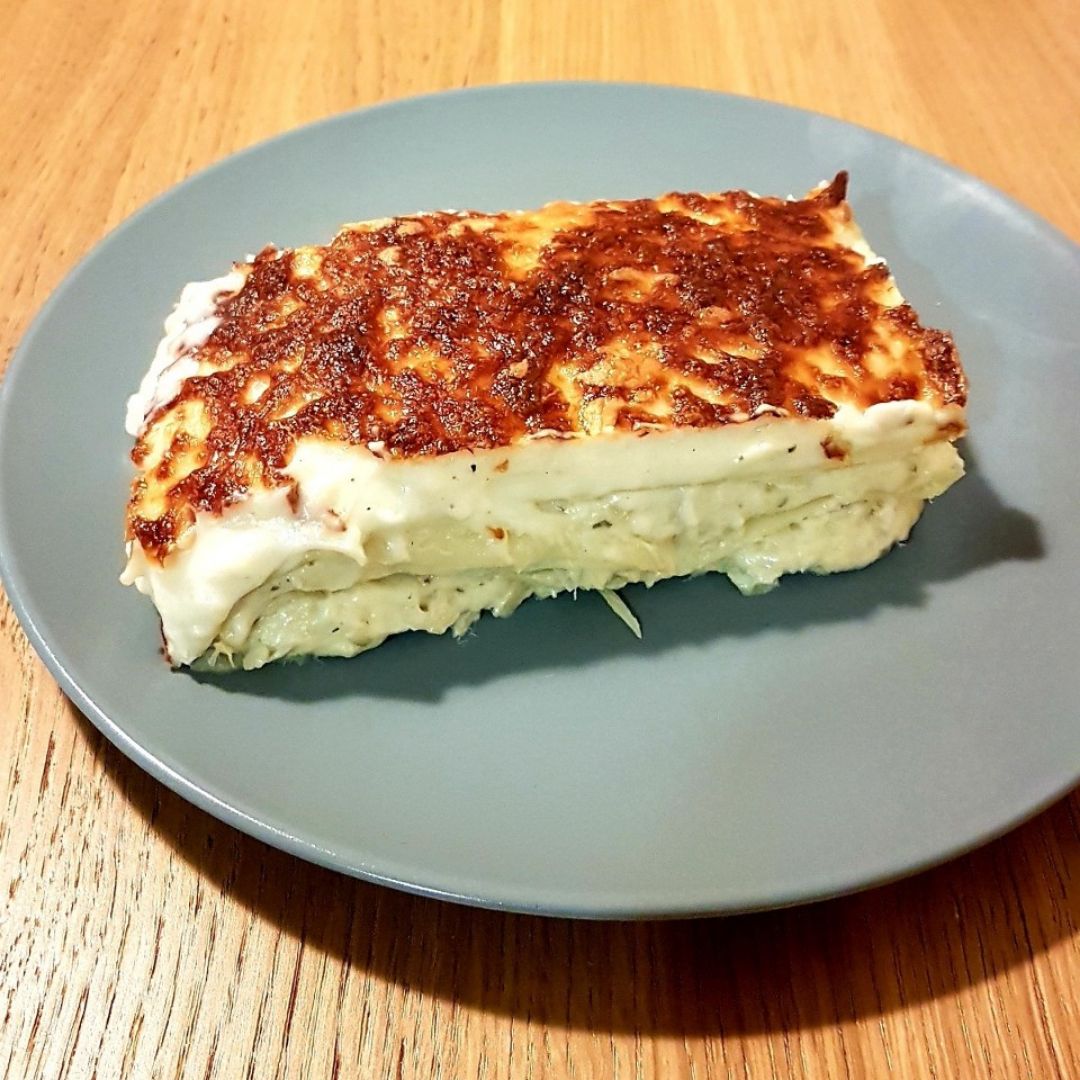 Lasaña de bacalao Lasaña de bacalao