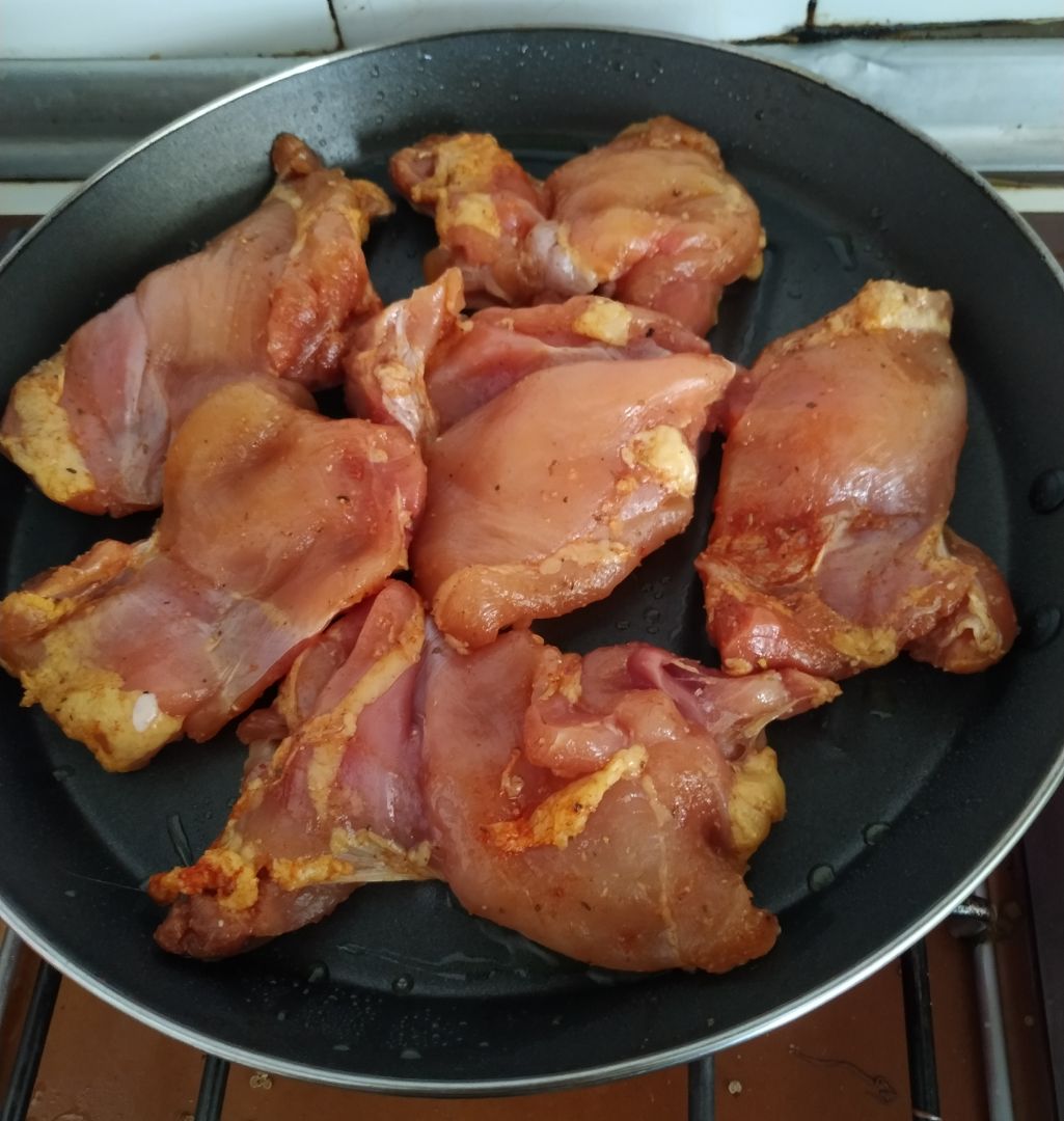 Pollo especiado Paso 1 Pollo especiado Paso 1