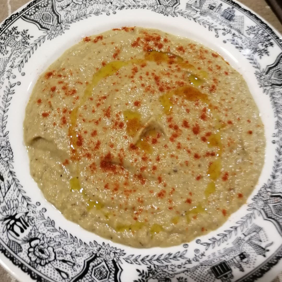 Baba ganoush o Hummus de Berenjena Baba ganoush o Hummus de Berenjena