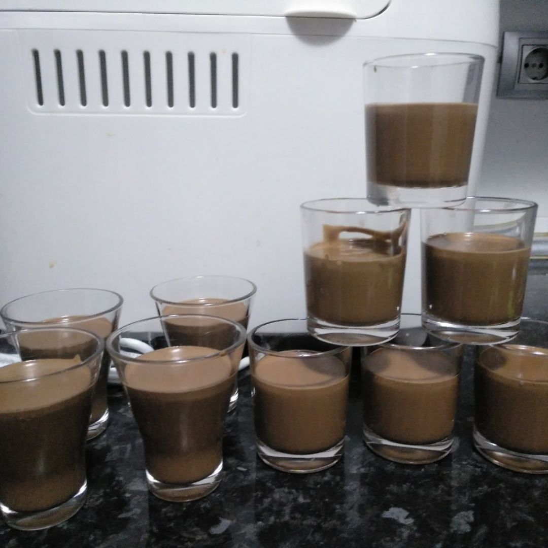 Petit suise de chocolate Paso 1 Petit suise de chocolate Paso 1